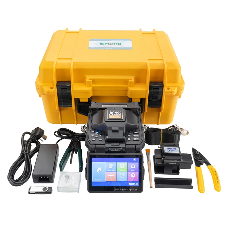 Good Quality Core Alignment Fusion Machine 6 Motors 6S Multi-language Automatic Optical Fiber Fusion Splicer