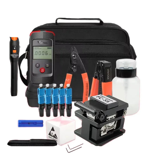 VINTOOL FTTH Tools Kit Fiber Optic Power Meter Visual Fault Locator Compatible fibre optique fiber optic equipment fibre cleave