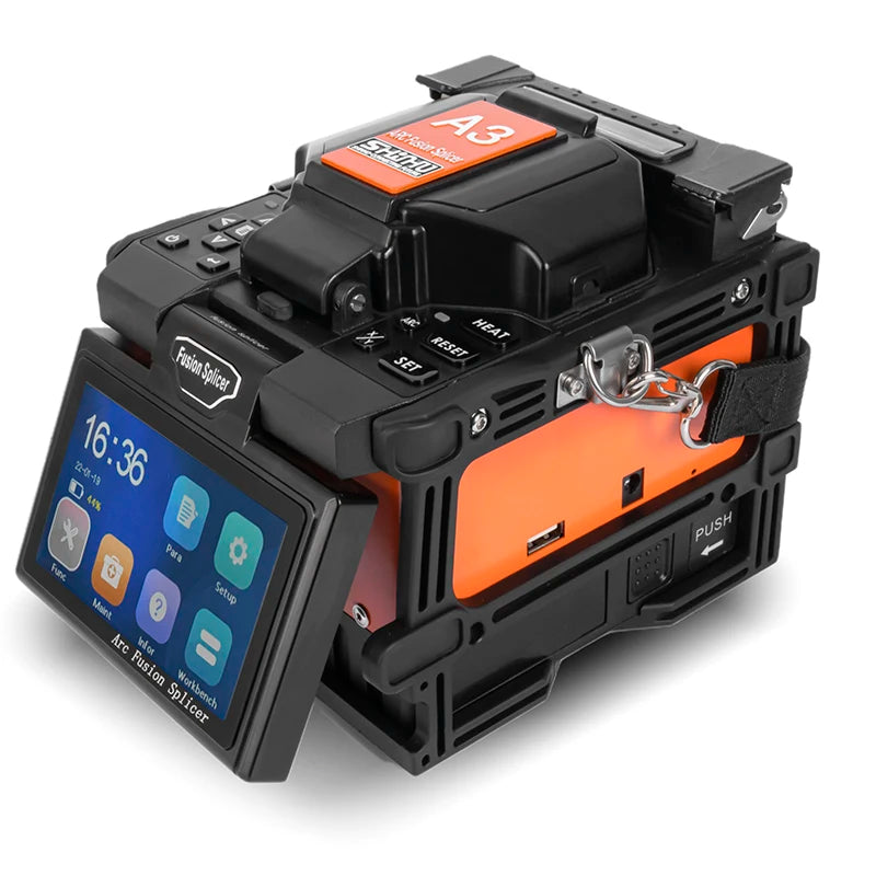 Soudeuse Fibre Optique Fast Splicing 4 Motors Fiber Splicer Auto Focus Automatic Fusion Splicing Machine