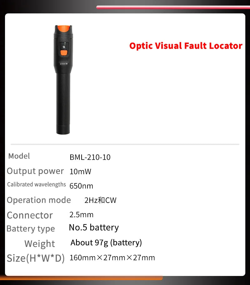 VINTOOL FTTH Tools Kit Fiber Optic Power Meter Visual Fault Locator Compatible fibre optique fiber optic equipment fibre cleave