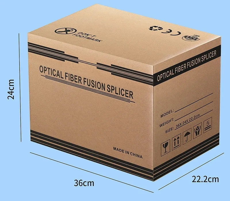 COMPTYCO A-5 épisseuse de Fusion de fibres optiques 6 moteurs multilingue SM MM noyau de fibres optiques Machine de soudage thermofusible construite dans VFL OPM