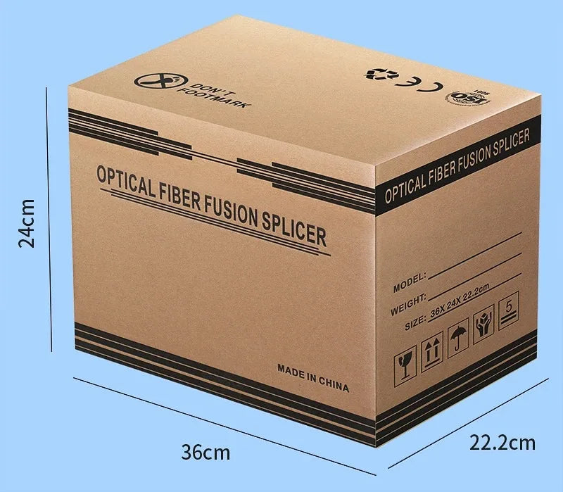 COMPTYCO FS-60E épisseuse de Fusion de fibres 6 moteurs Machine thermofusible de fibres optiques fonction OPM VFL intégrée avec kit d'outils de fibres optiques